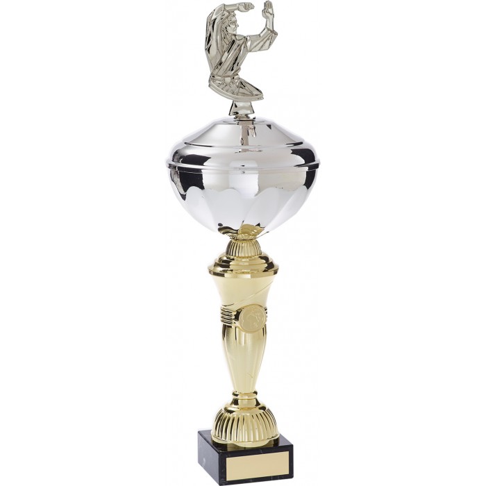 KATA PATTERNS METAL TROPHY  - AVAILABLE IN 5 SIZES